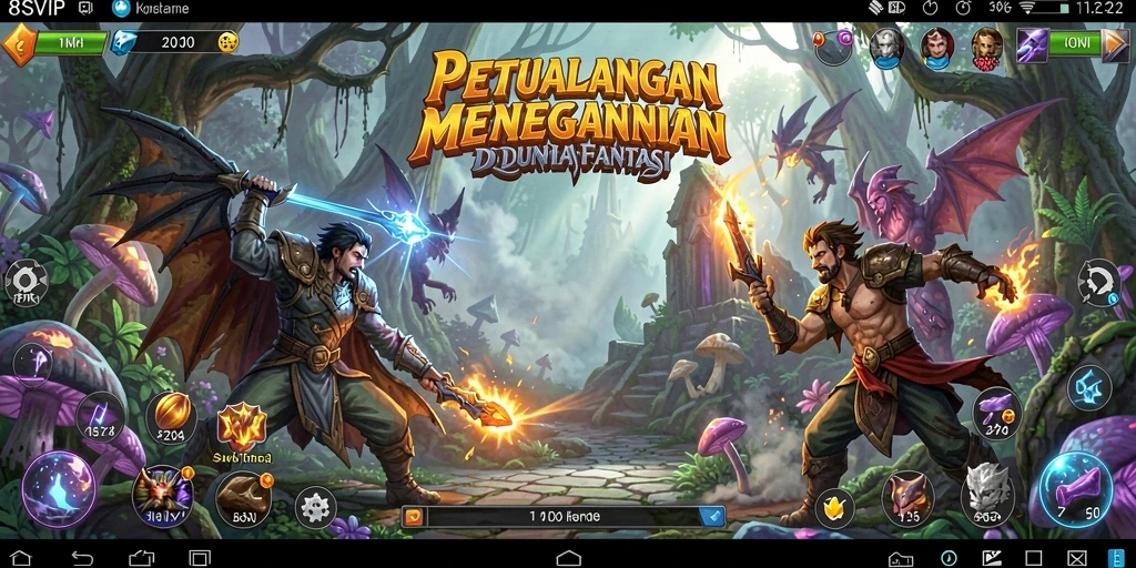 Tampilan gameplay <strong>8SVIP</strong> yang menampilkan aksi petualangan seru dan karakter yang menarik.
