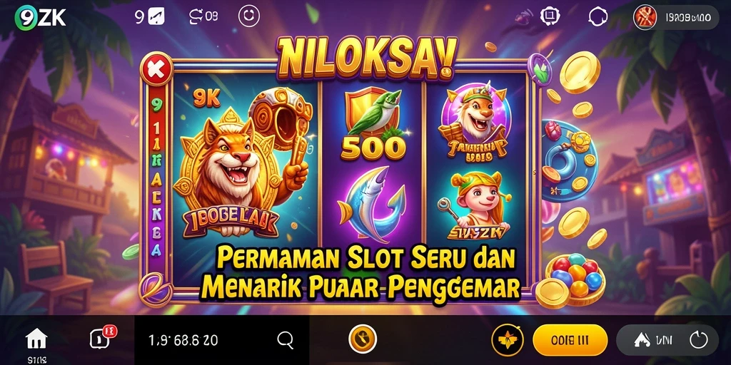 Tampilan gameplay slot yang menarik dan seru di 9ZK.