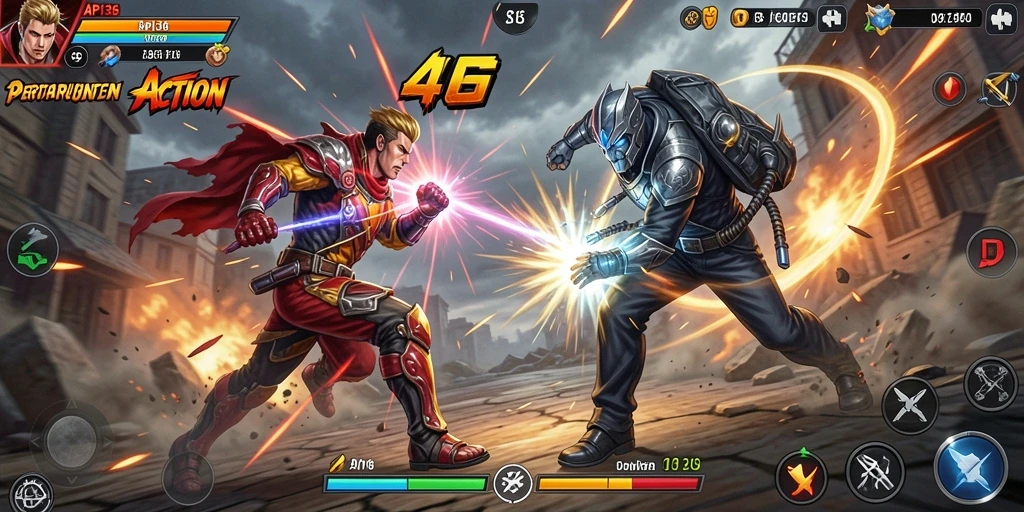 Tampilan seru dari gameplay API36 yang penuh aksi.