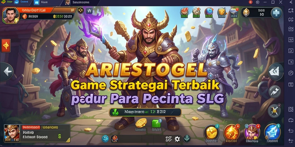 Gameplay seru ARIESTOGEL dengan strategi mendalam.
