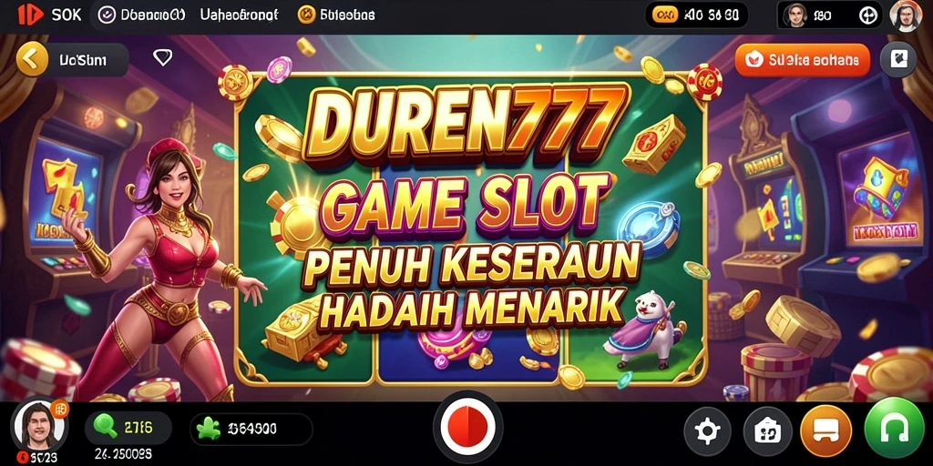 Screenshot gameplay DUREN777 dengan mesin Slot yang menarik.