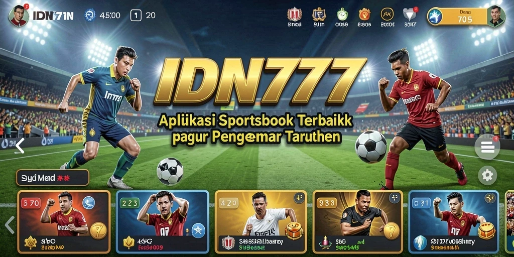 Tampilan gameplay IDN777 yang menarik dan interaktif untuk pengguna Sportsbook.