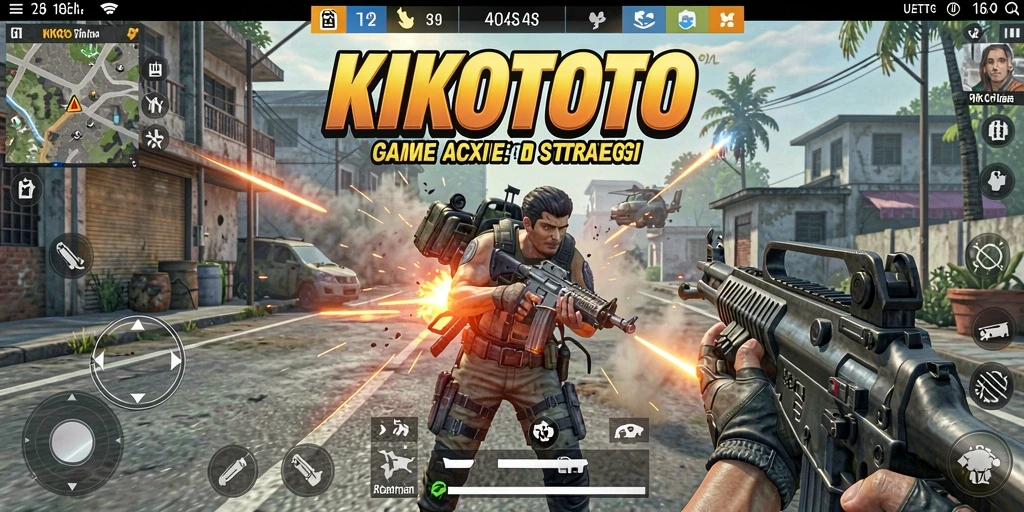 Tampilan gameplay TPS KIKOTOTO yang mendebarkan dan seru.