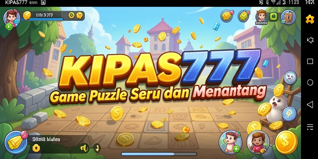 Tampilan gameplay KIPAS777 dengan puzzle yang memikat.