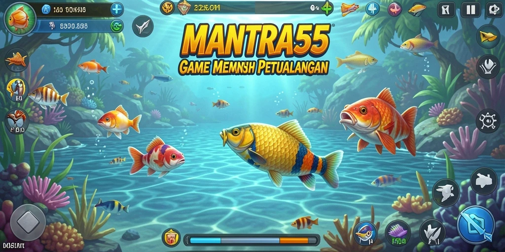 Tampilan aksi memancing seru di MANTRA55.