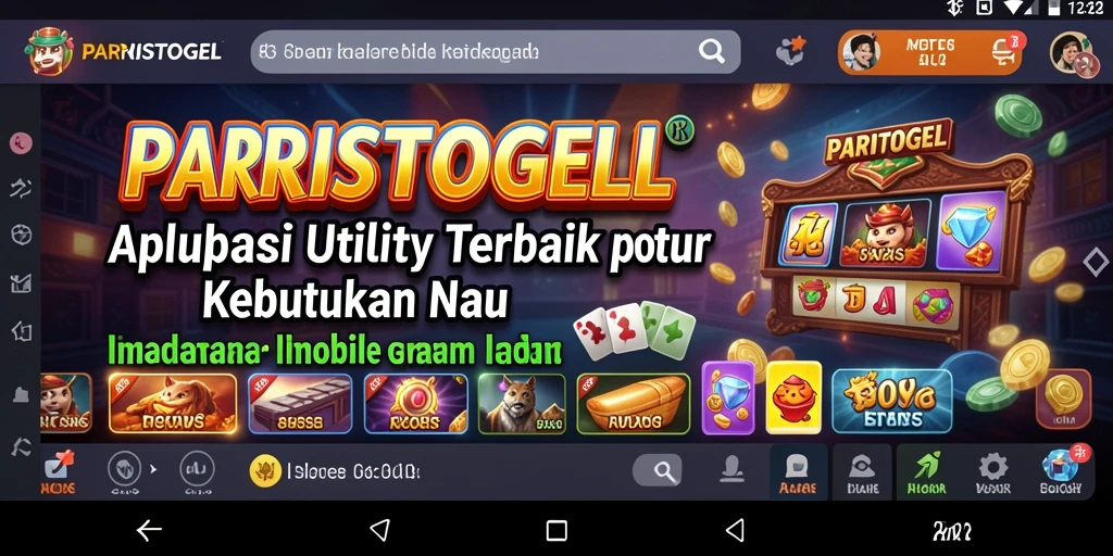 Tampilan antarmuka intuitif di PARISTOGEL yang memudahkan navigasi.