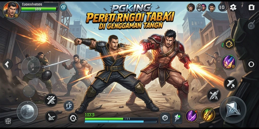 Tampilan intens PGKING dengan aksi pertempuran yang mendebarkan.