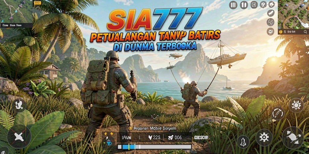 Screenshot gameplay SIA777 yang menampilkan eksplorasi dunia terbuka.