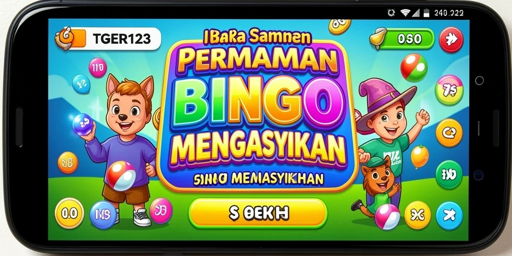 Tampilan gameplay seru dalam TGER123 dengan desain Bingo yang menarik.