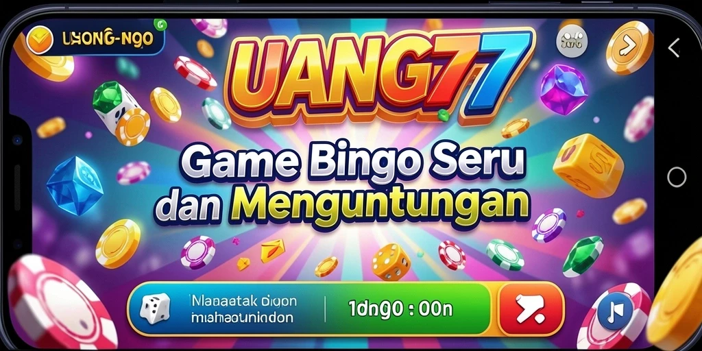 Tampilan gameplay seru dan interaktif Bingo di UANG77.