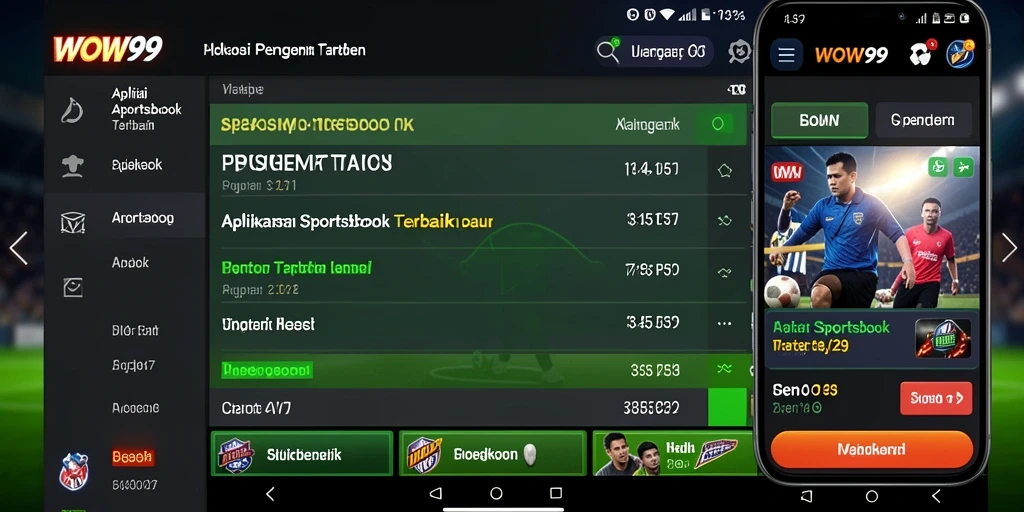 Tampilan gameplay WOW99 yang menampilkan pengalaman taruhan Sportsbook.